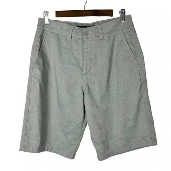 O'Neill Gray Flat Front Shorts 30 - Picture 1 of 5
